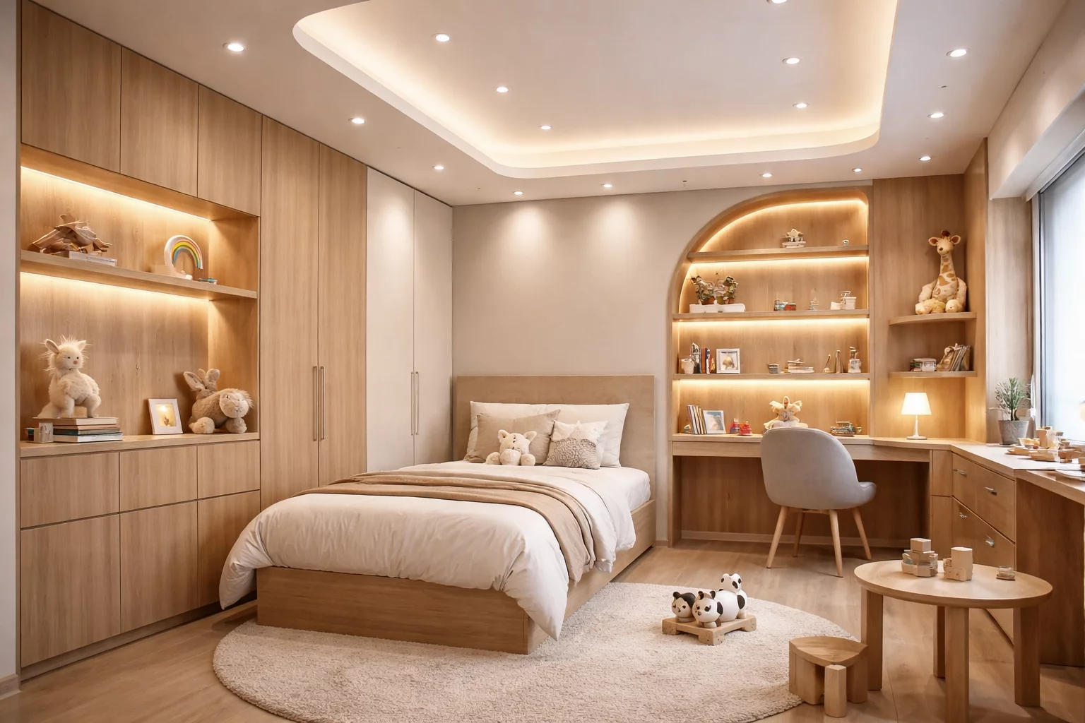 Faux plafond chambre enfant Faux plafond chambre enfant LED Genève