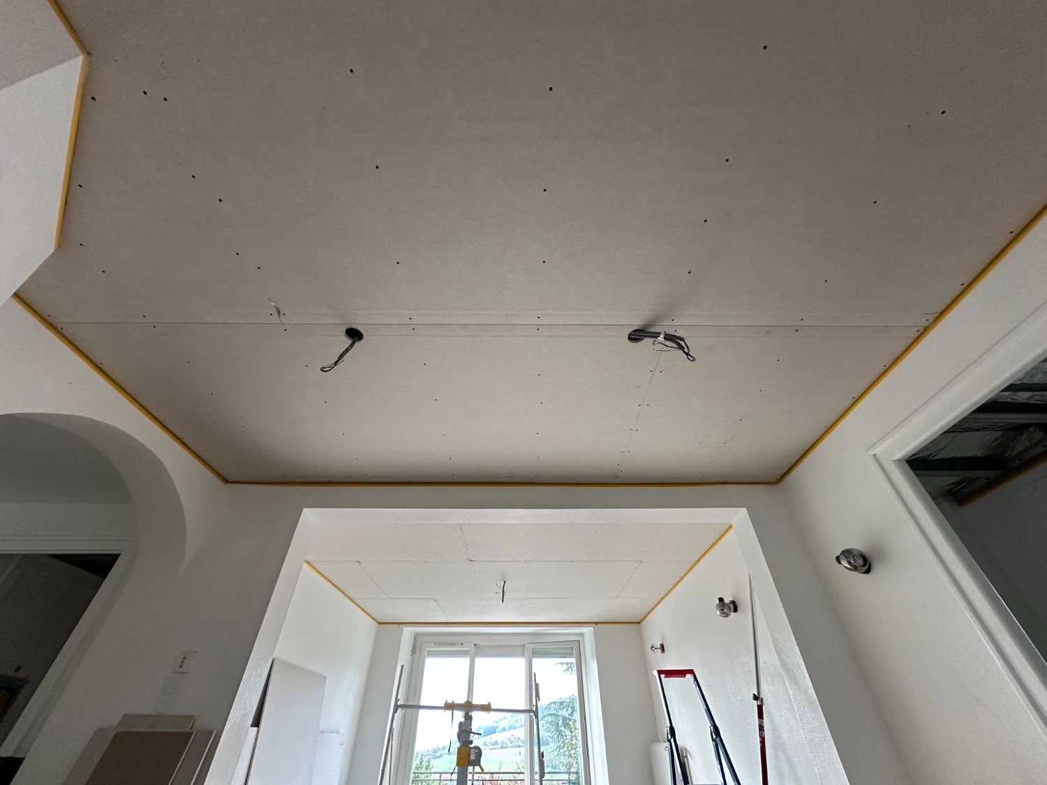 Exemple de finitions intérieures et plafond